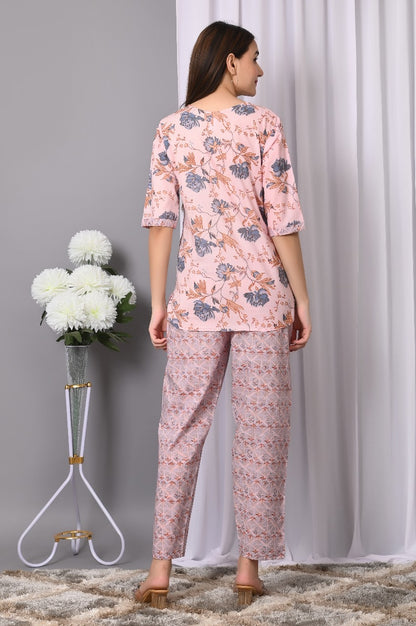 Cotton printed co-ord set