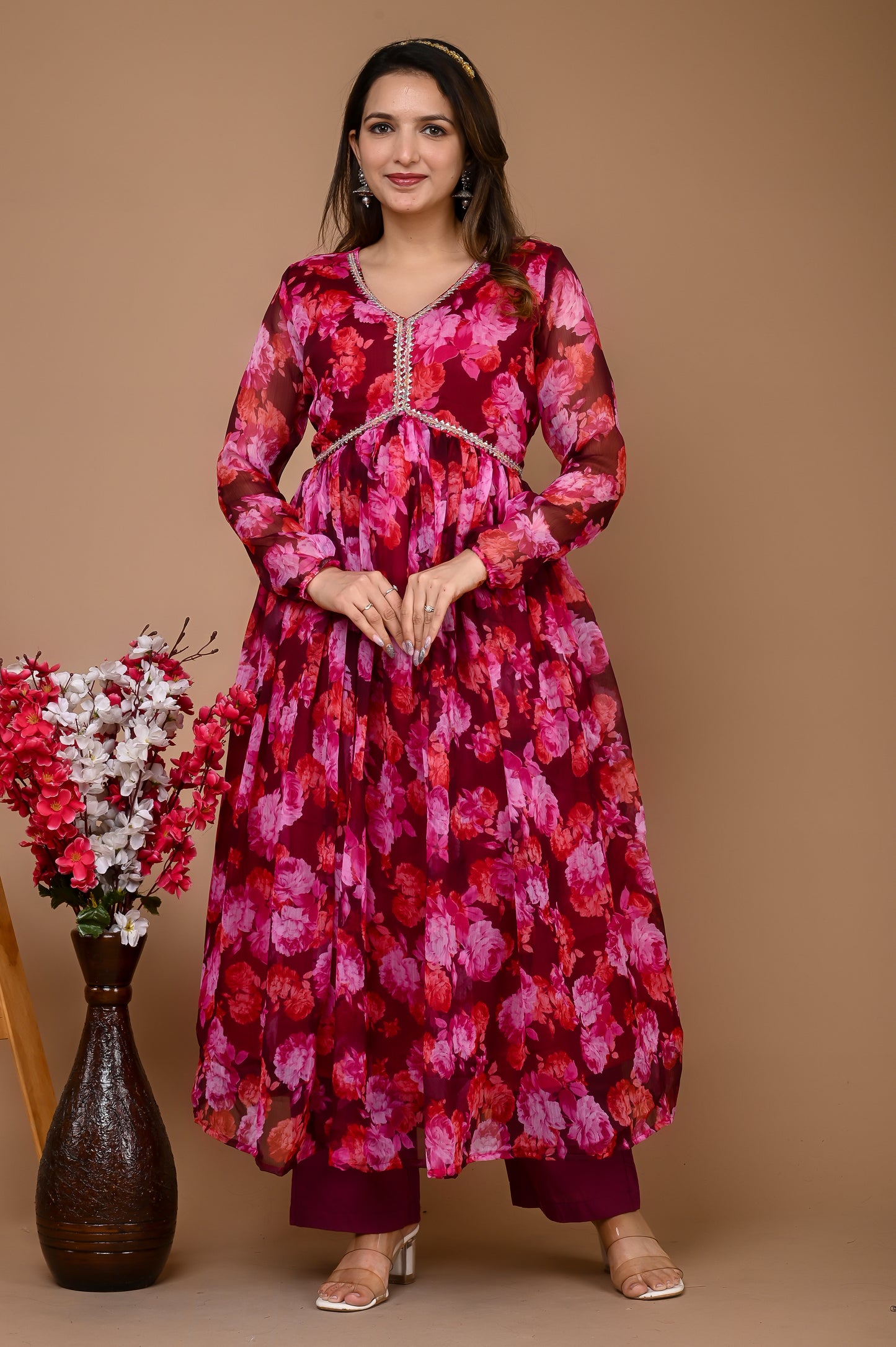 Wine floral alia cut