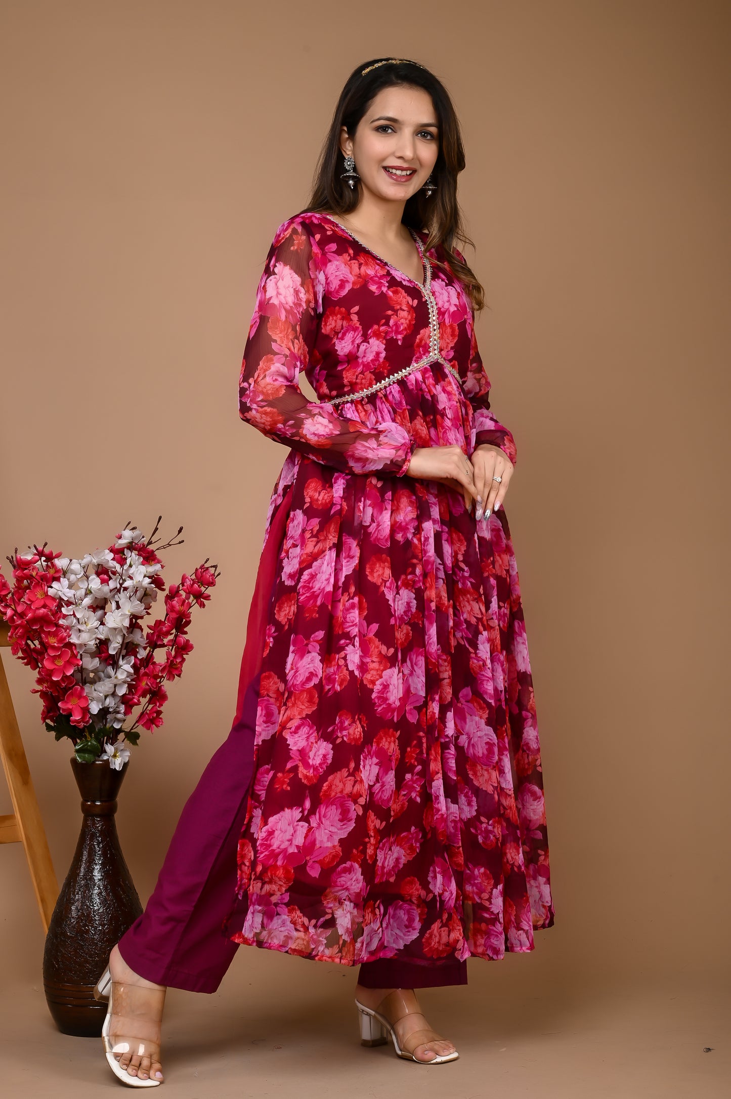 Wine floral alia cut